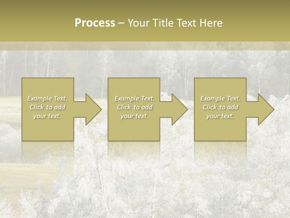 Nature Wintertime Wood PowerPoint Template