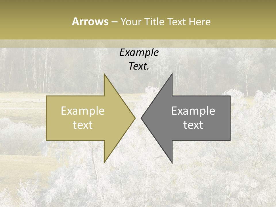 Nature Wintertime Wood PowerPoint Template