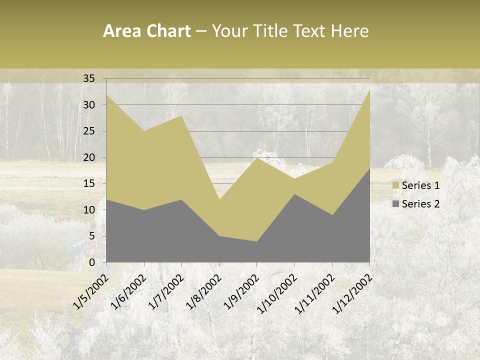 Nature Wintertime Wood PowerPoint Template