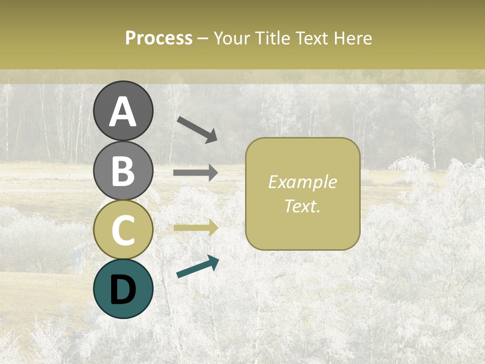 Nature Wintertime Wood PowerPoint Template