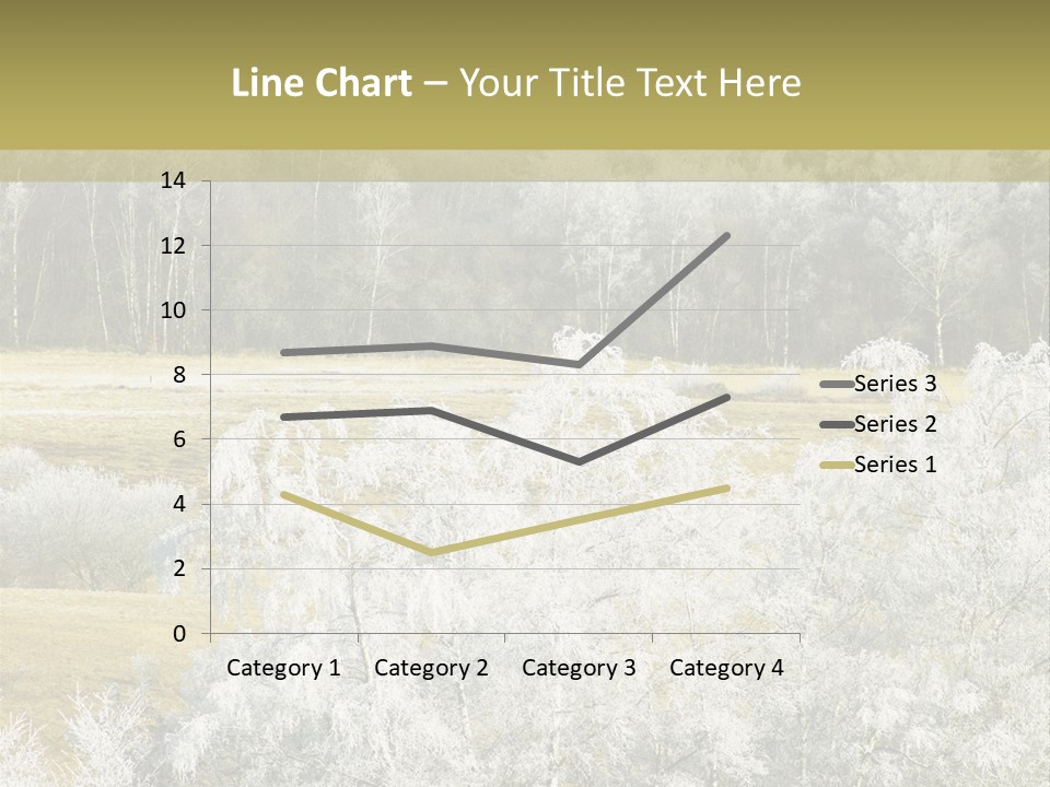 Nature Wintertime Wood PowerPoint Template