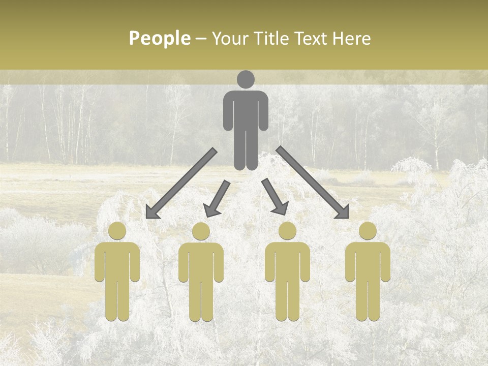 Nature Wintertime Wood PowerPoint Template