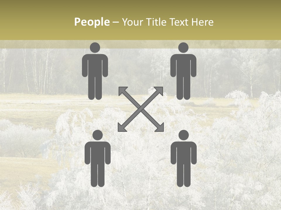 Nature Wintertime Wood PowerPoint Template