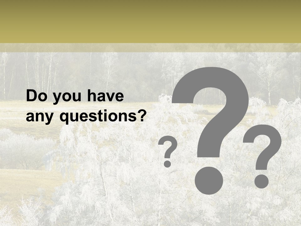 Nature Wintertime Wood PowerPoint Template