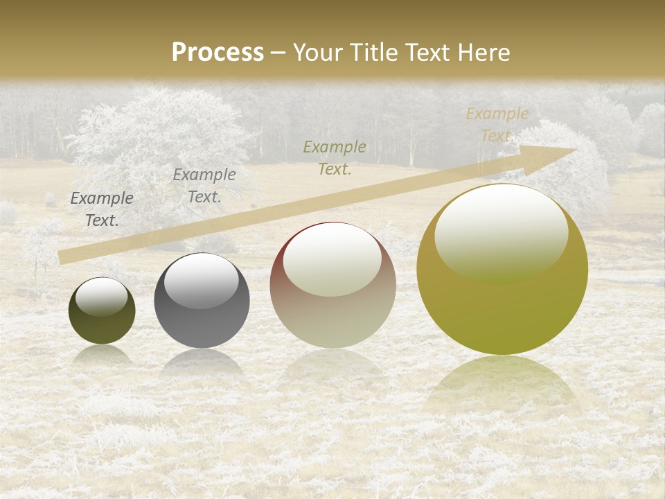 Trees Winter Motives Winter Season PowerPoint Template