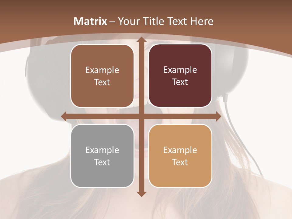 Female Joy Young PowerPoint Template