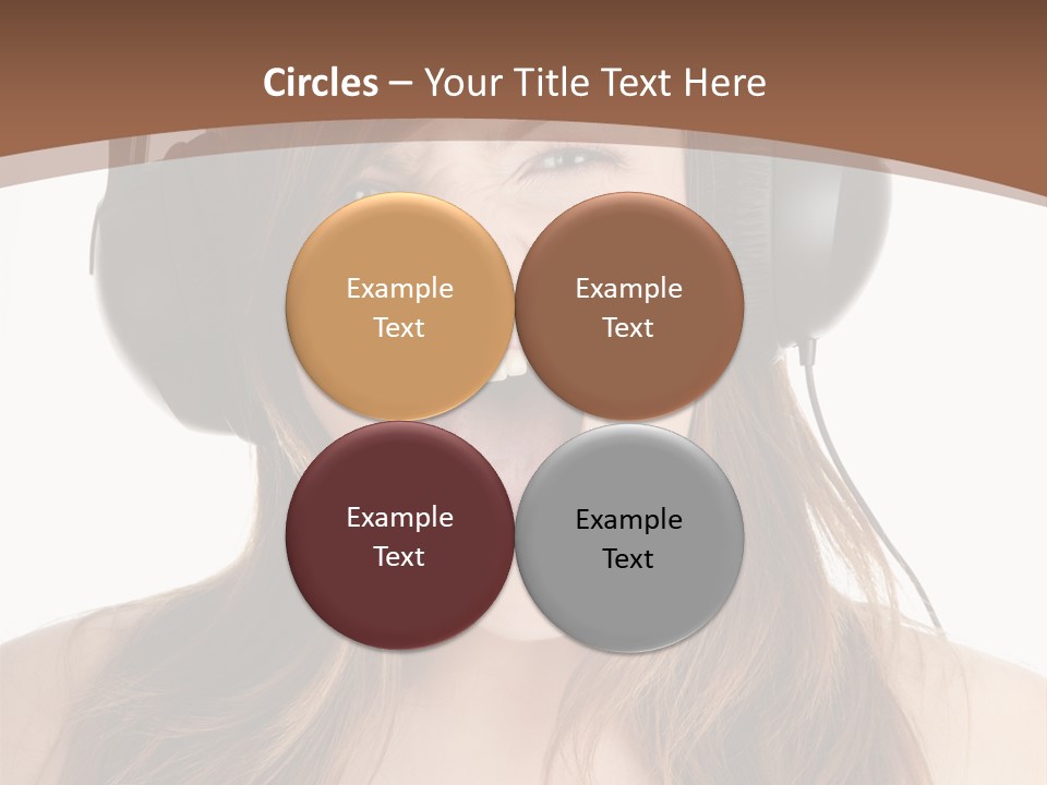 Female Joy Young PowerPoint Template