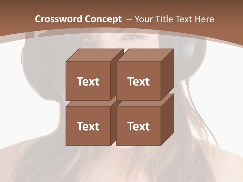 Female Joy Young PowerPoint Template