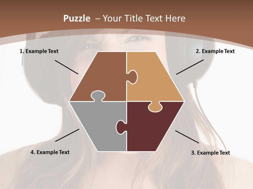 Female Joy Young PowerPoint Template