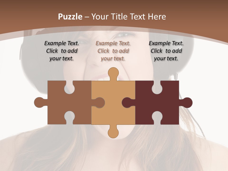 Female Joy Young PowerPoint Template