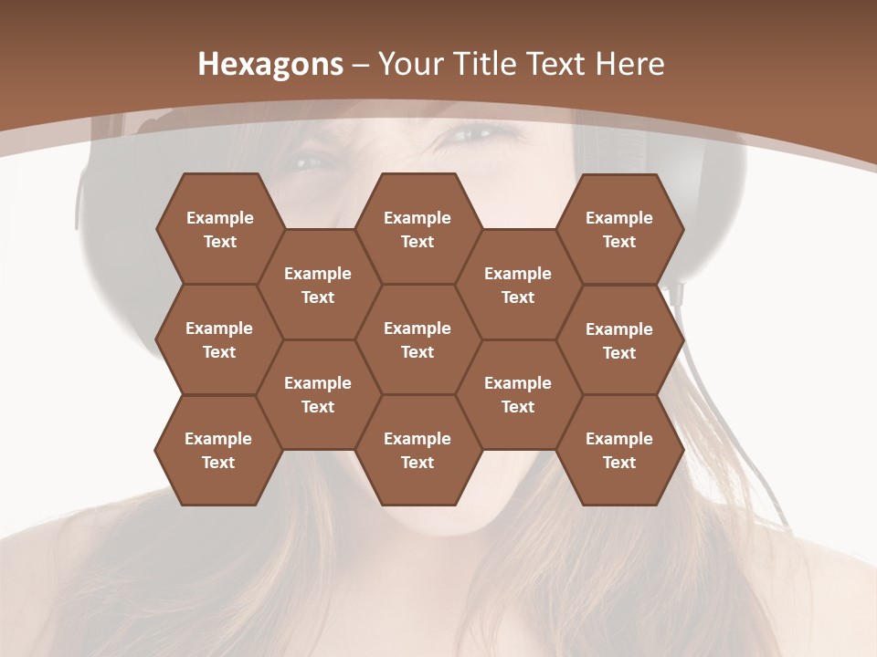 Female Joy Young PowerPoint Template