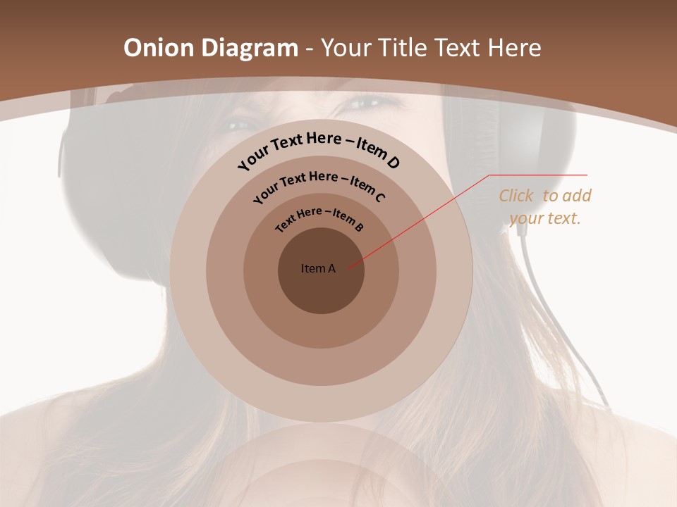 Female Joy Young PowerPoint Template