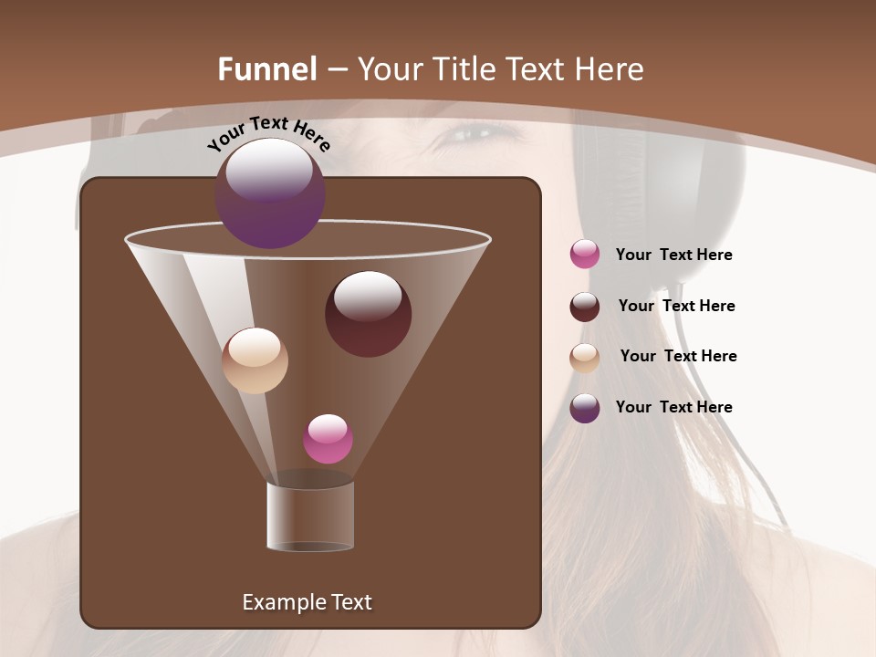 Female Joy Young PowerPoint Template