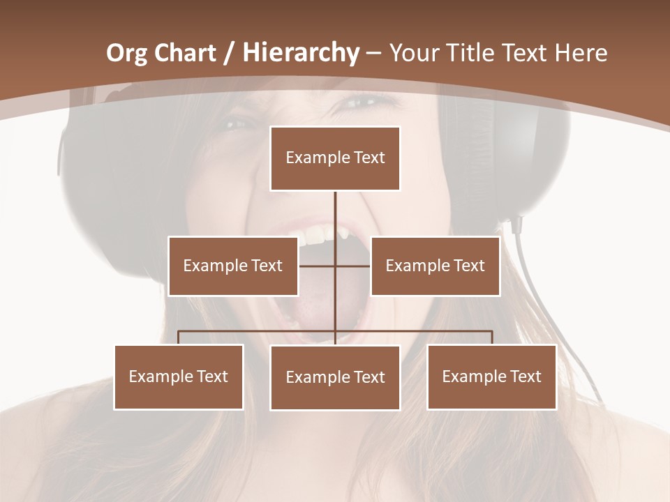 Female Joy Young PowerPoint Template