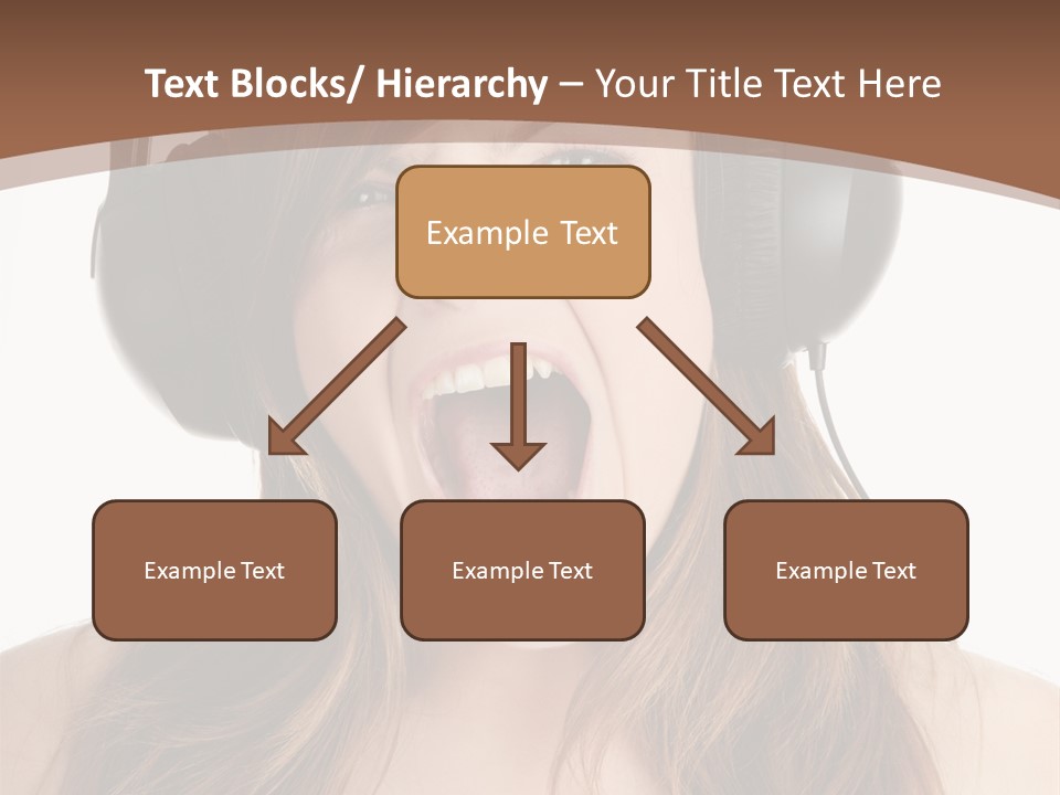 Female Joy Young PowerPoint Template