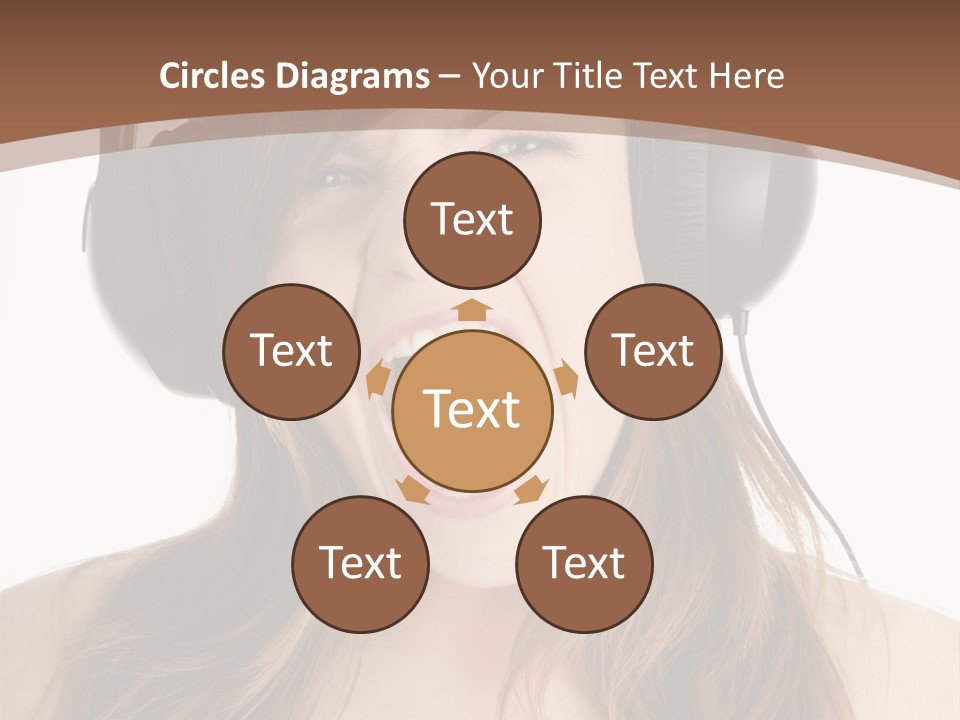 Female Joy Young PowerPoint Template