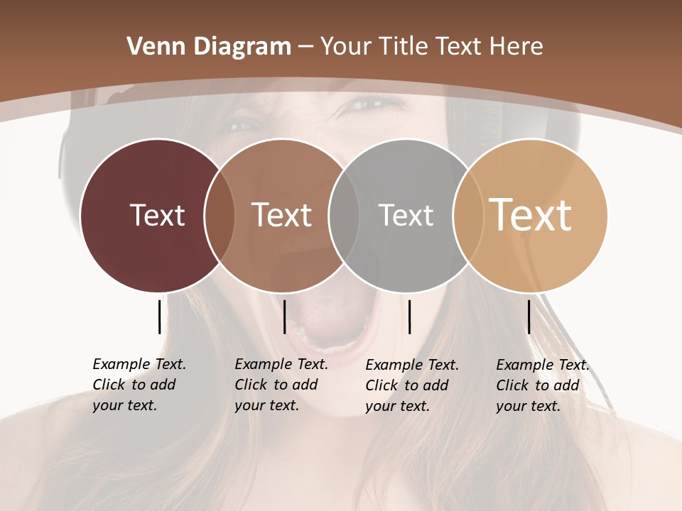 Female Joy Young PowerPoint Template