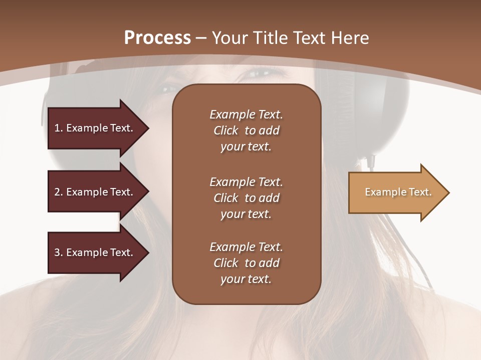 Female Joy Young PowerPoint Template