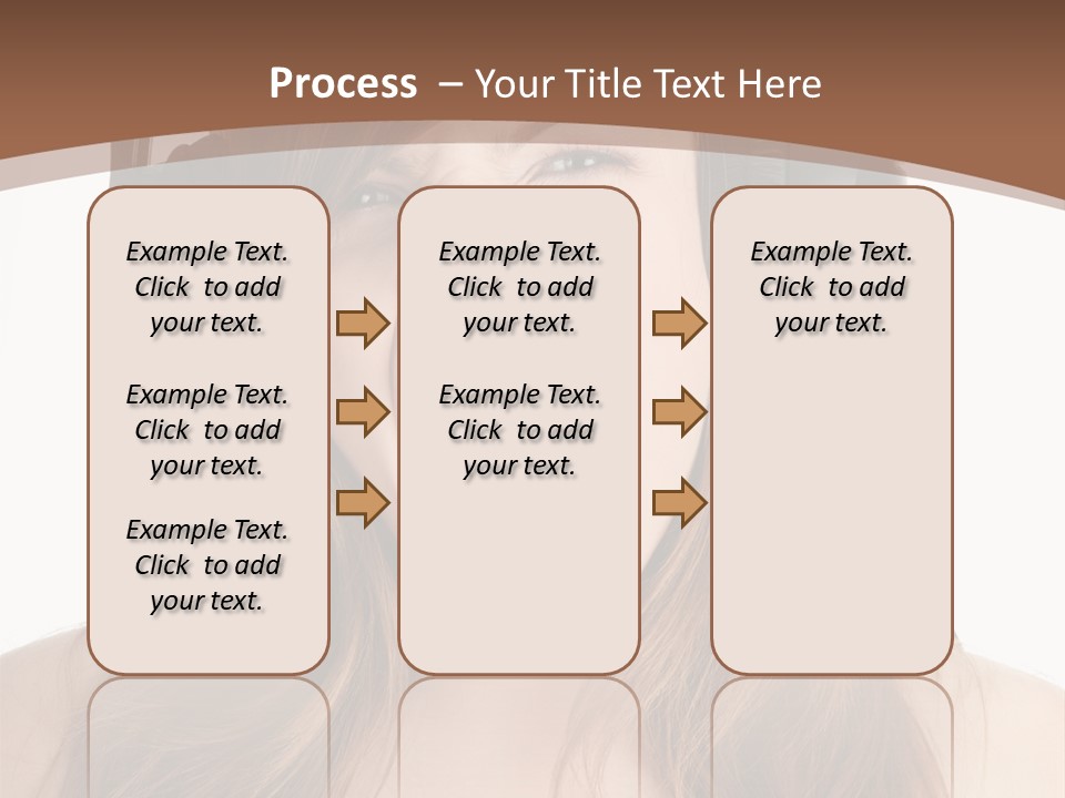 Female Joy Young PowerPoint Template