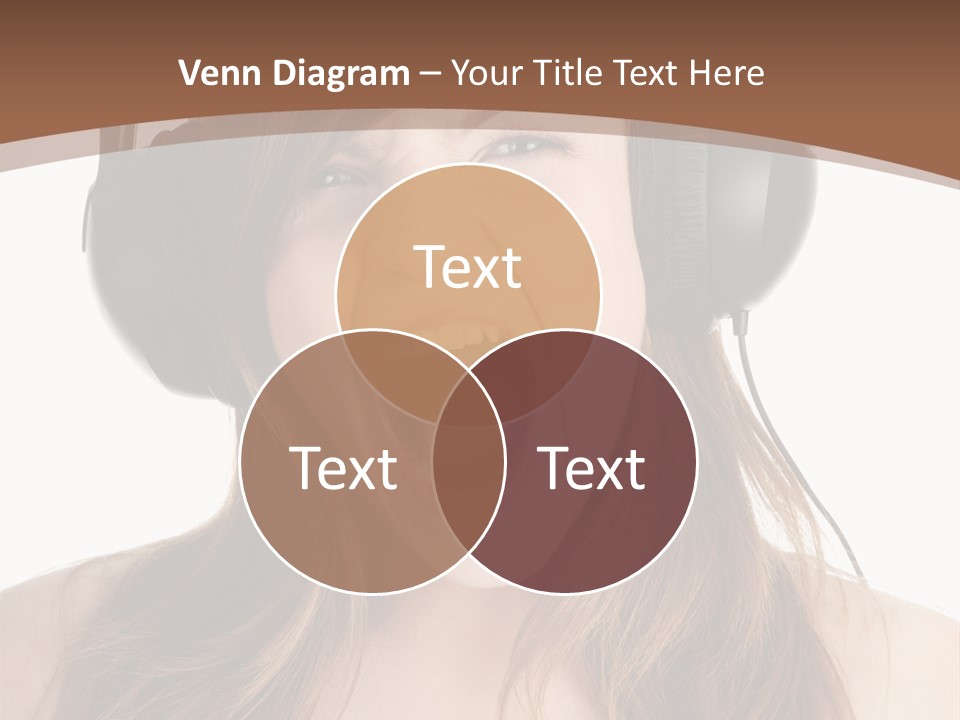 Female Joy Young PowerPoint Template