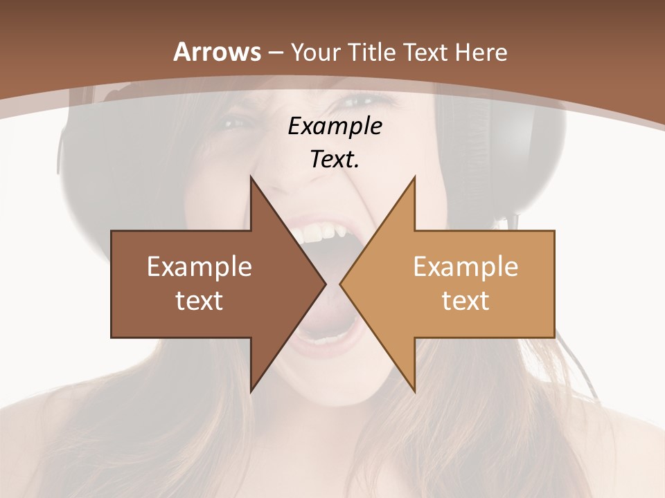 Female Joy Young PowerPoint Template