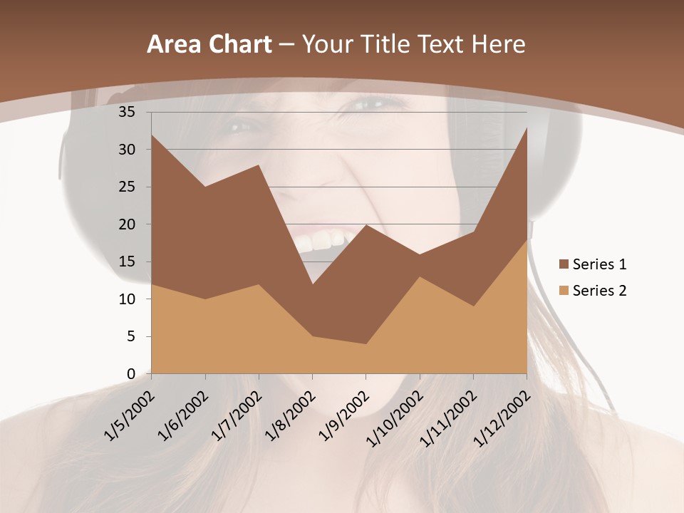 Female Joy Young PowerPoint Template