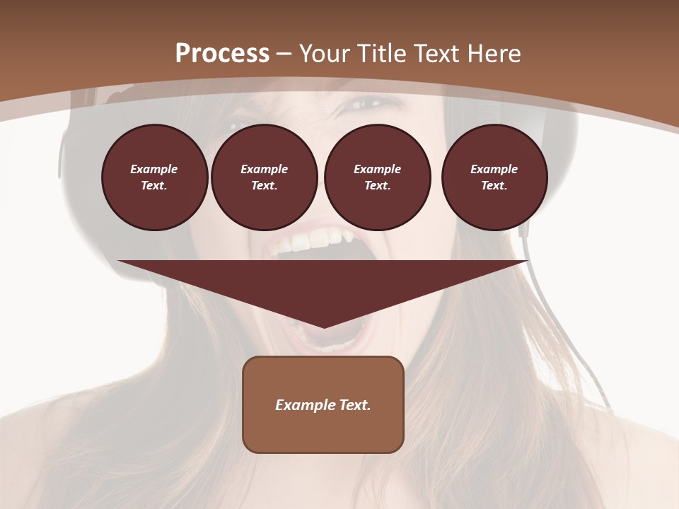 Female Joy Young PowerPoint Template