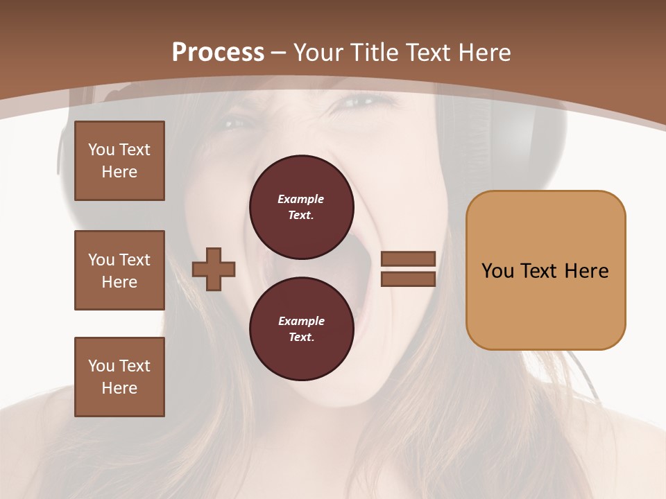 Female Joy Young PowerPoint Template