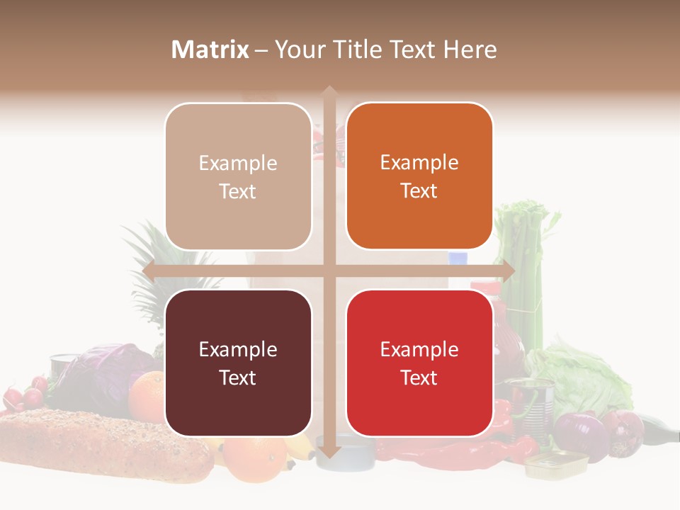 Green Nutrition Pasta PowerPoint Template