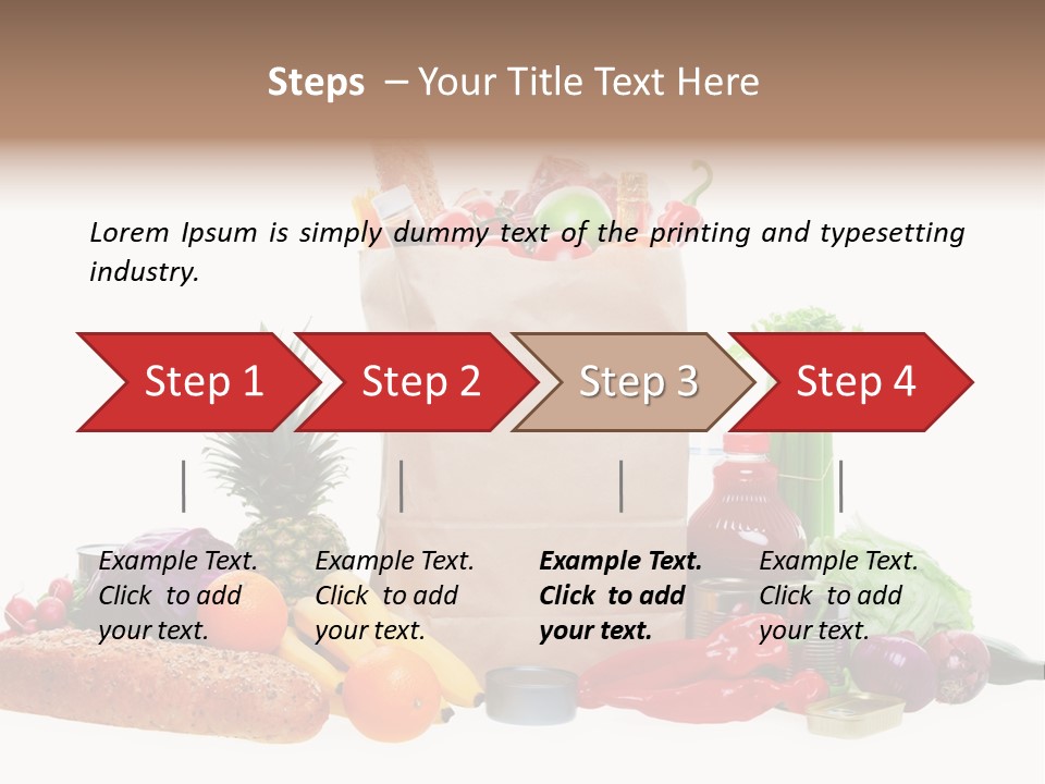Green Nutrition Pasta PowerPoint Template
