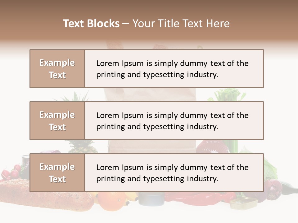 Green Nutrition Pasta PowerPoint Template
