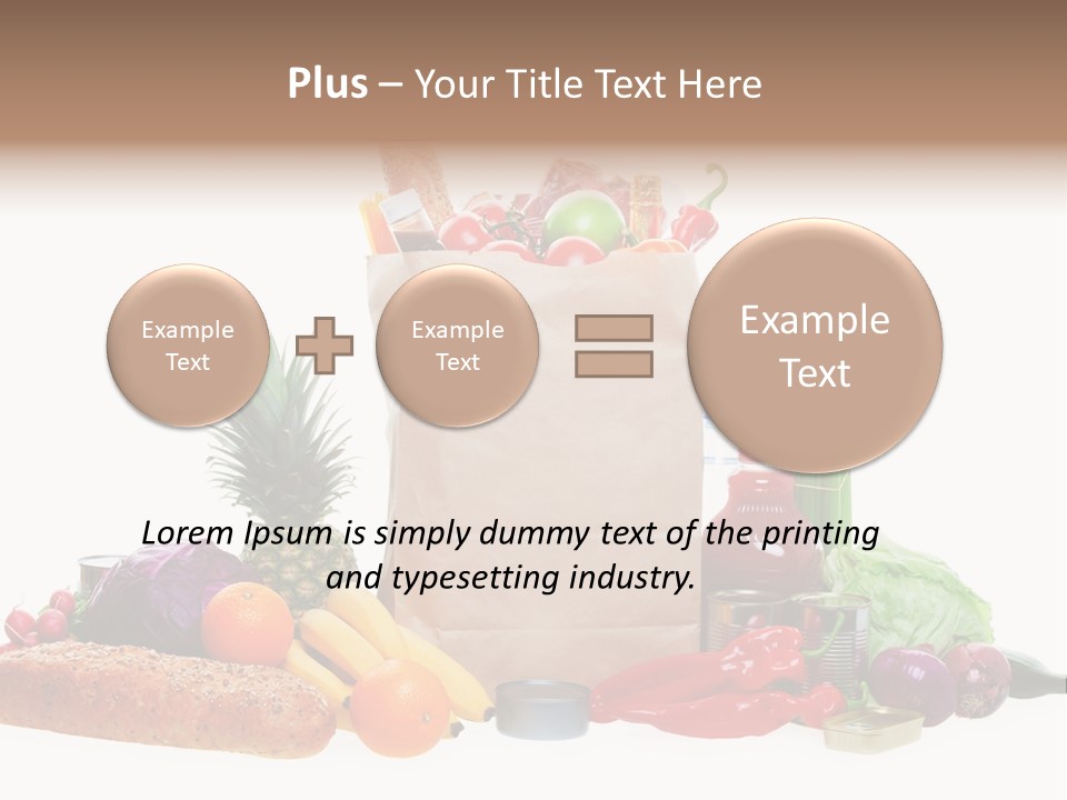 Green Nutrition Pasta PowerPoint Template