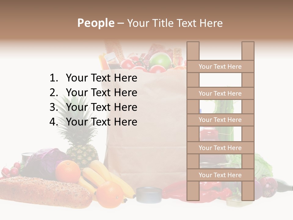 Green Nutrition Pasta PowerPoint Template