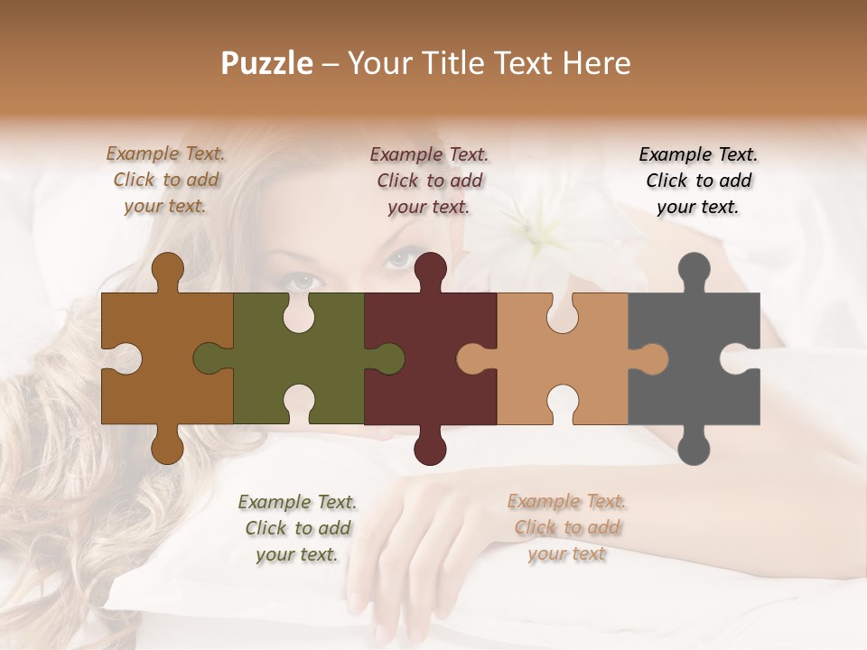 Pillow Lifestyle Spa PowerPoint Template