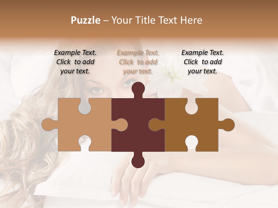 Pillow Lifestyle Spa PowerPoint Template