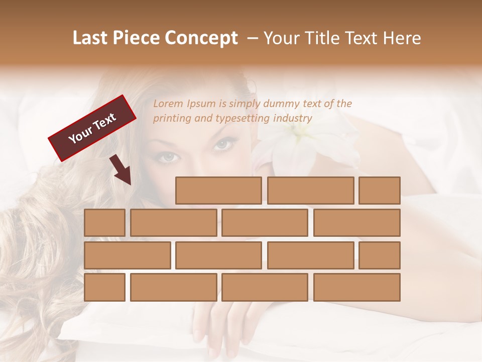 Pillow Lifestyle Spa PowerPoint Template
