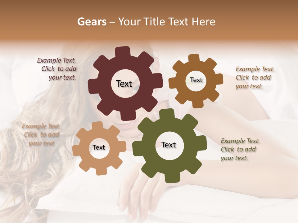 Pillow Lifestyle Spa PowerPoint Template