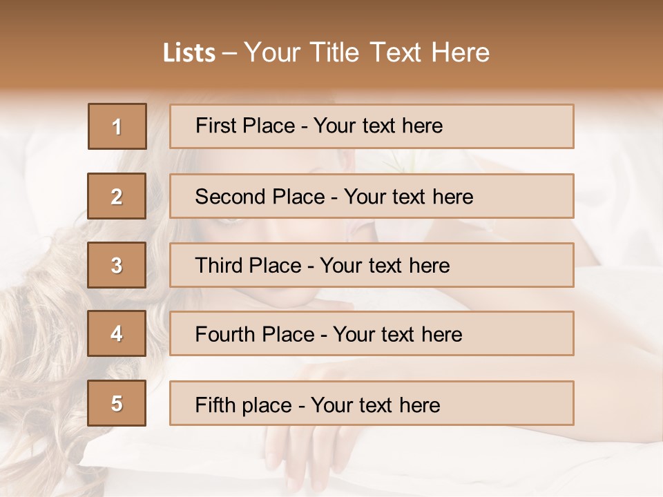 Pillow Lifestyle Spa PowerPoint Template