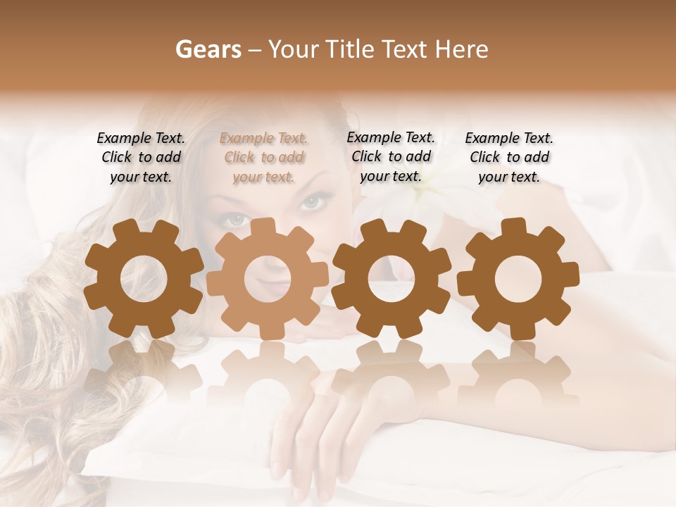 Pillow Lifestyle Spa PowerPoint Template