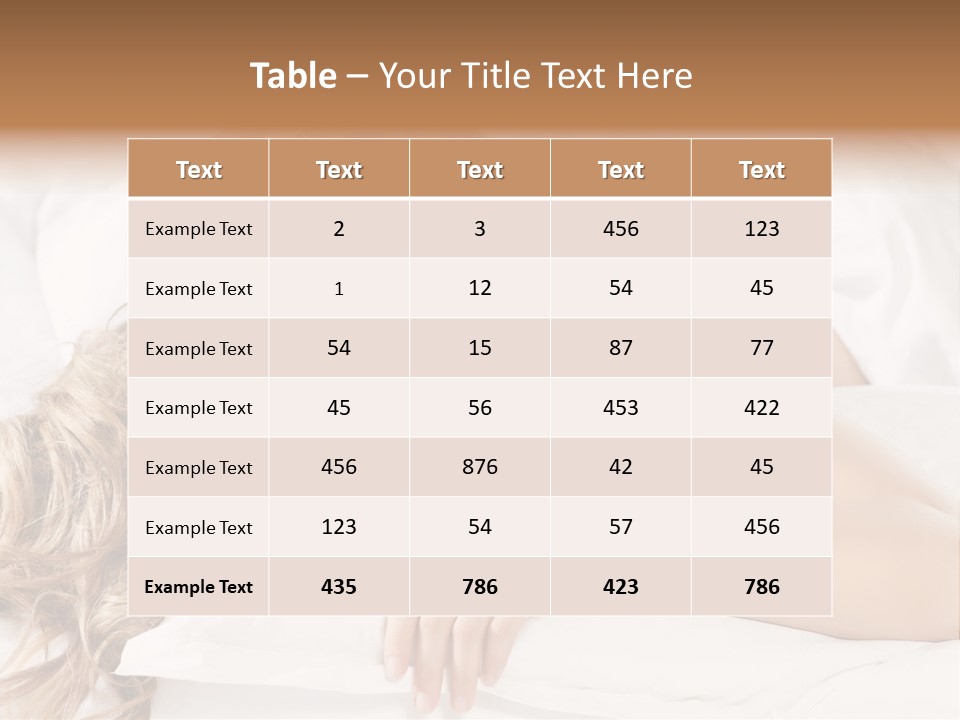 Pillow Lifestyle Spa PowerPoint Template