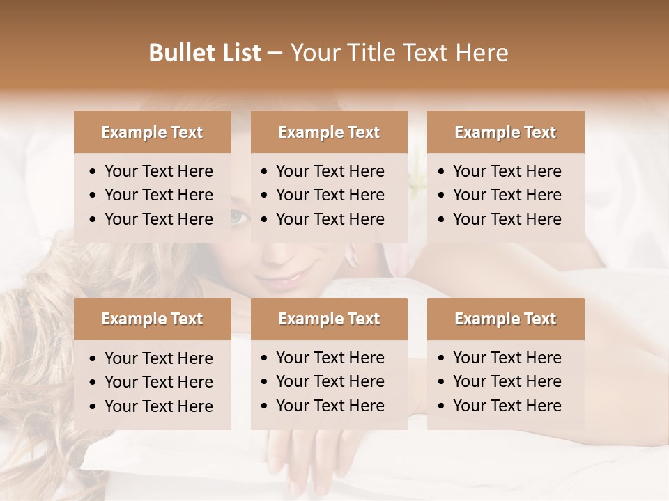 Pillow Lifestyle Spa PowerPoint Template