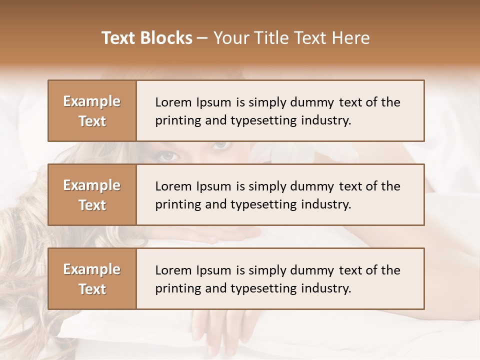 Pillow Lifestyle Spa PowerPoint Template