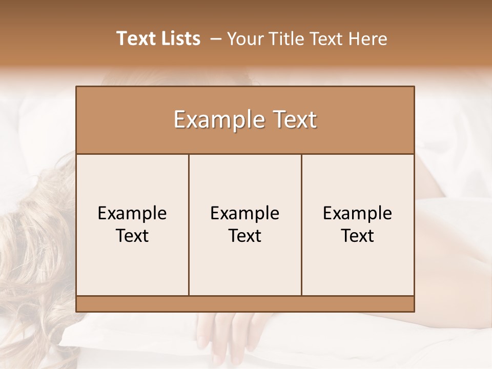 Pillow Lifestyle Spa PowerPoint Template