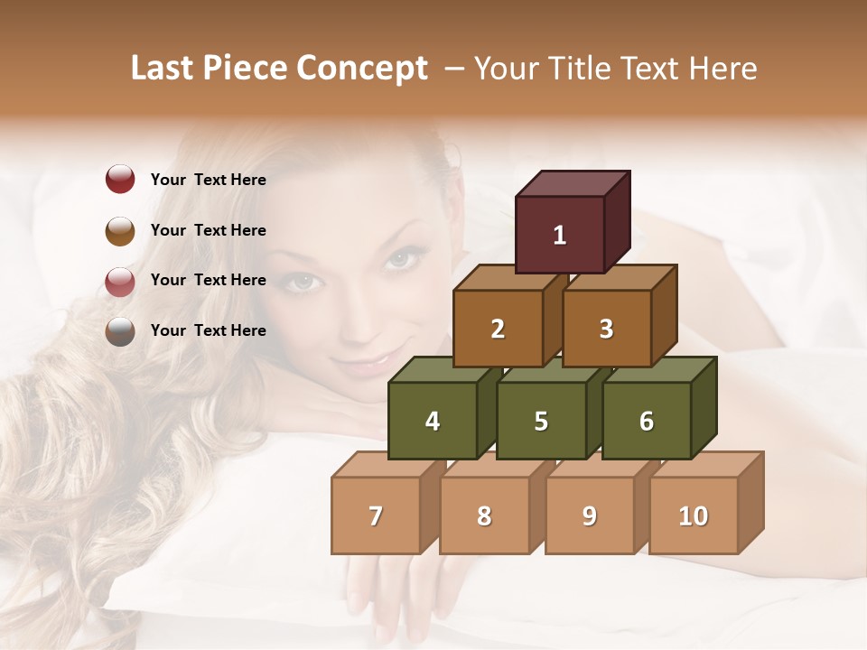 Pillow Lifestyle Spa PowerPoint Template