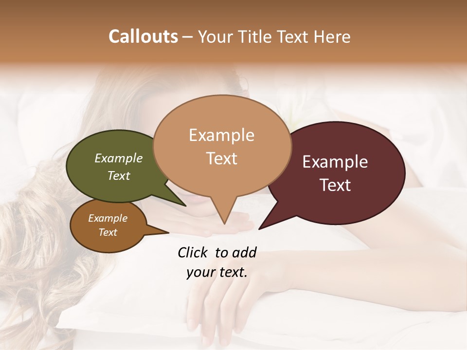 Pillow Lifestyle Spa PowerPoint Template