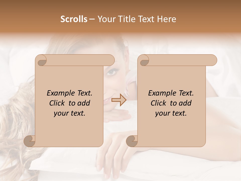 Pillow Lifestyle Spa PowerPoint Template