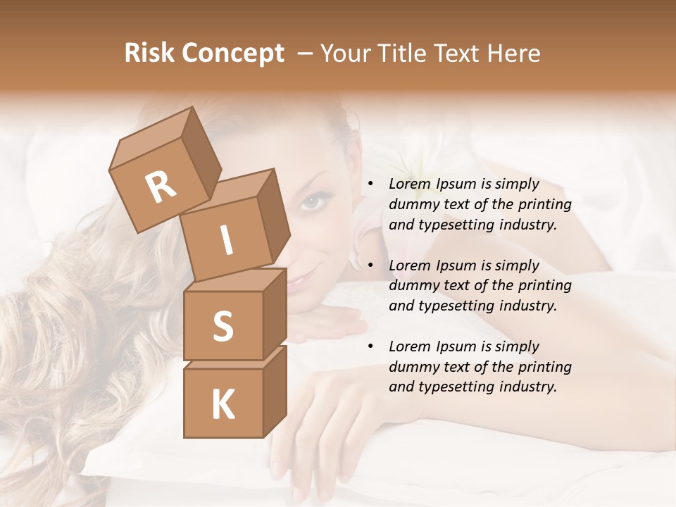 Pillow Lifestyle Spa PowerPoint Template