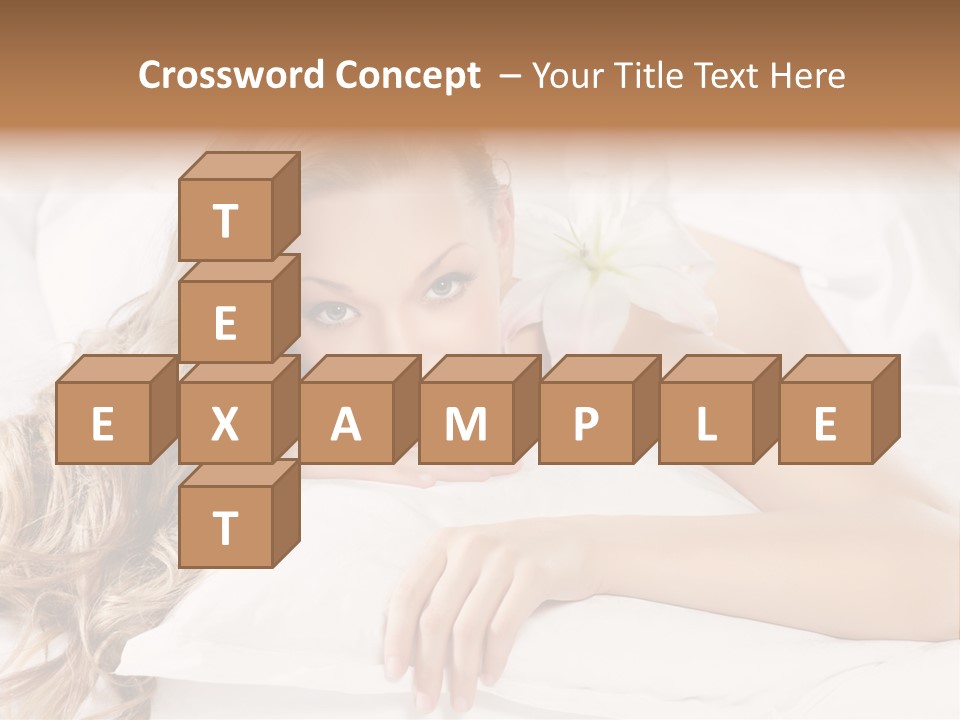 Pillow Lifestyle Spa PowerPoint Template