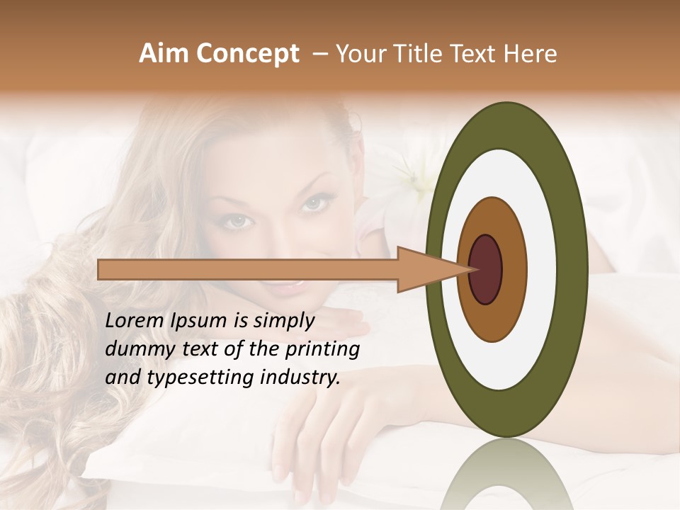 Pillow Lifestyle Spa PowerPoint Template