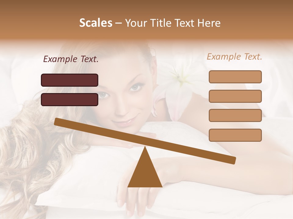 Pillow Lifestyle Spa PowerPoint Template